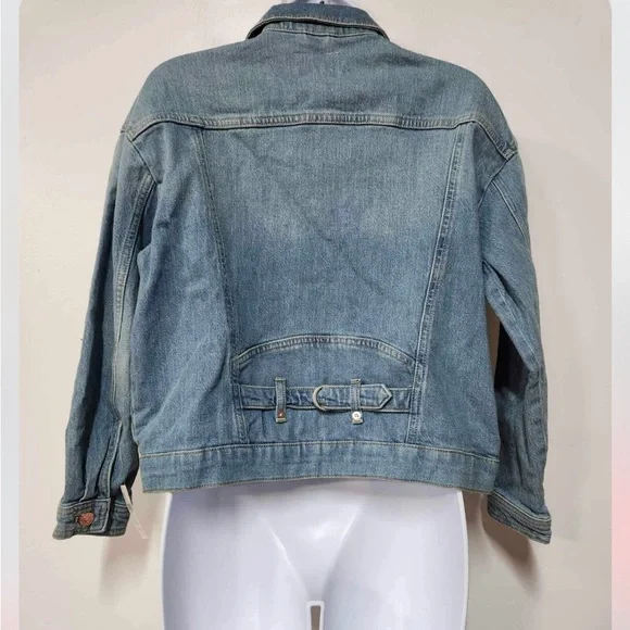 Anthropologie Pilcro Comeback Boyfriend Denim Jacket Size XS. B22 - Picture 5 of 9